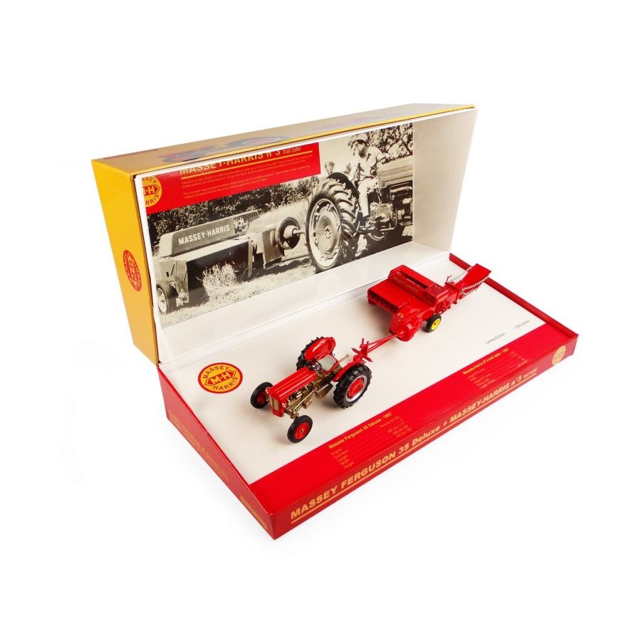 Coffret tracteur presse Massey-Ferguson 1200 Exemplaires - Sébastien Pièces